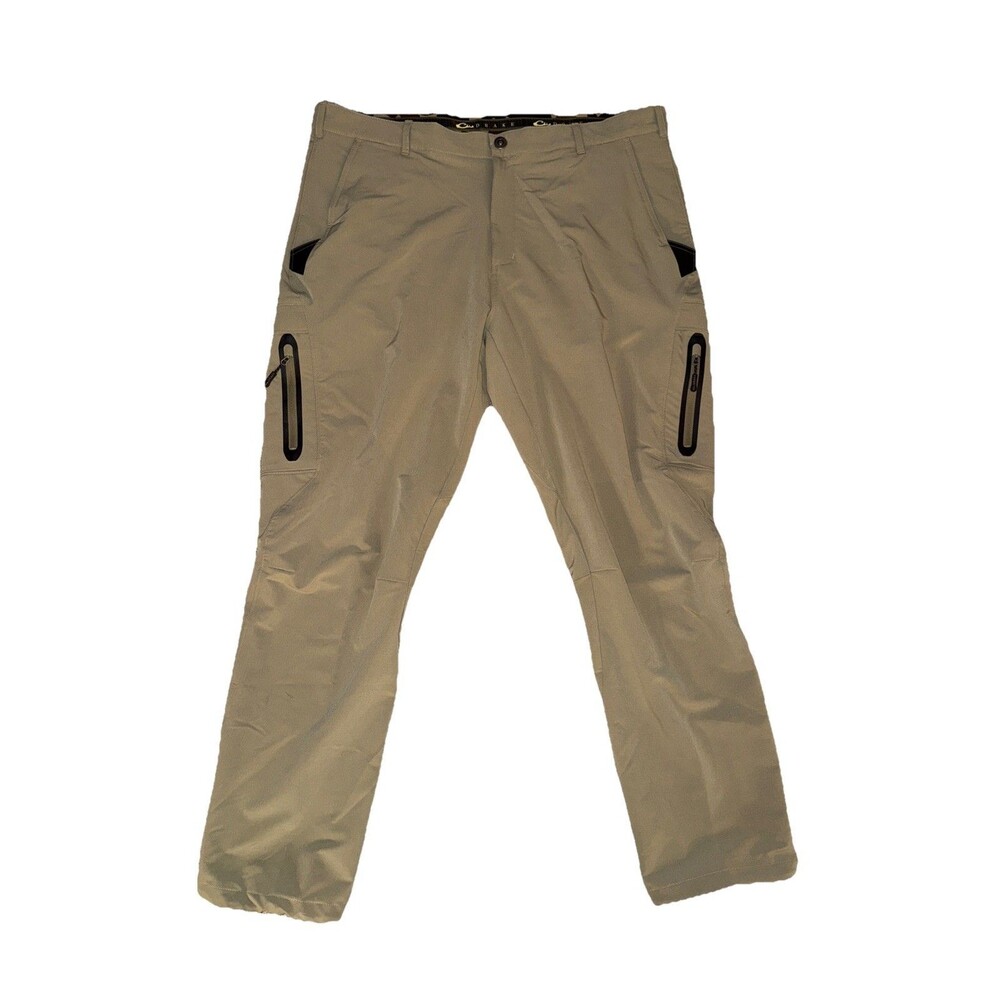 Drake Tech Stretch 2.0 Pants 42  Khaki Lightweight Outdoors Hunting EUC